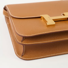 Hermes Constance 24 Epsom Gold A Stamp