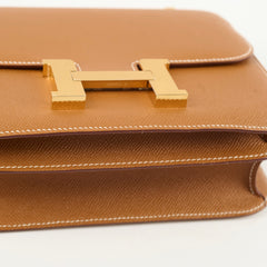 Hermes Constance 24 Epsom Gold A Stamp