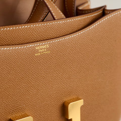 Hermes Constance 24 Epsom Gold A Stamp