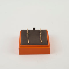 Hermes Chain D'Ancre 18k Rose Gold Earrings