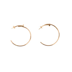 Cartier JUC Hoop Earrings Rose Gold Large Model