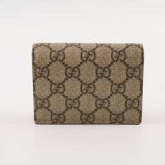 Gucci GG Surpreme Monogram Face Wallet Beige/Pink