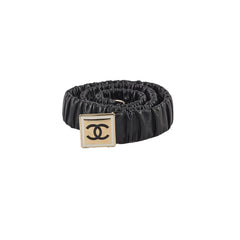Chanel Stretchable Women's Belt Size 70 Black