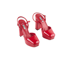 Prada Patent Pumps Red Size 36