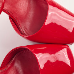 Prada Patent Pumps Red Size 36