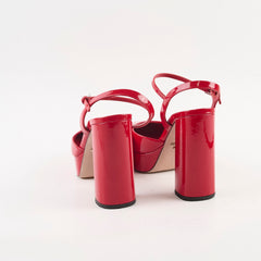 Prada Patent Pumps Red Size 36
