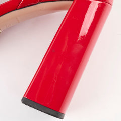 Prada Patent Pumps Red Size 36