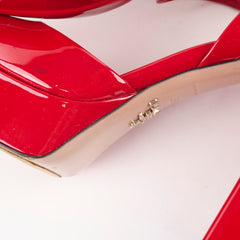 Prada Patent Pumps Red Size 36