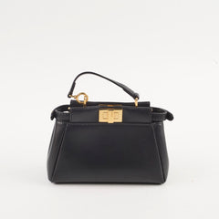 Fendi Nano Peekaboo Black GHW