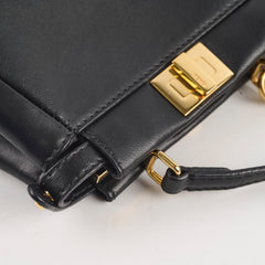 Fendi Nano Peekaboo Black GHW
