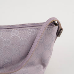 Gucci GG Canvas Shoulder Bag Lilac