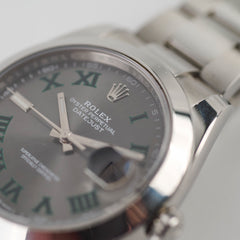 Rolex Oyster Perpectual Datejust 41mm Wimbledon Dial 2021