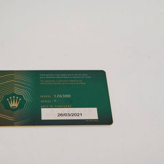 Rolex Oyster Perpectual Datejust 41mm Wimbledon Dial 2021