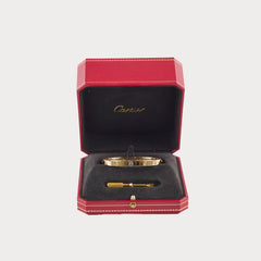Cartier Love Bracelet Classic Model Yellow Gold Size 19