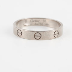 Cartier Love Ring Small Model White Gold size 58