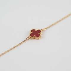 Van Cleef & Arpels Sweet Carnelian Bracelet Rose Gold
