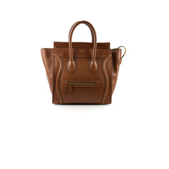 Celine Mini Luggage Bag Brown