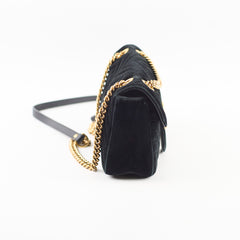 Gucci Marmont Velvet Medium Black