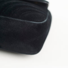 Gucci Marmont Velvet Medium Black