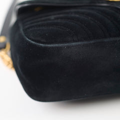 Gucci Marmont Velvet Medium Black