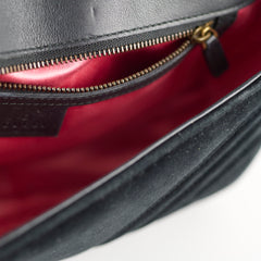 Gucci Marmont Velvet Medium Black