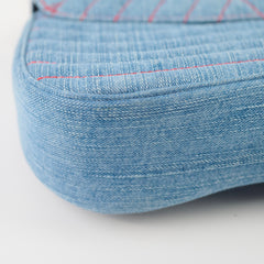 Louis Vuitton Denim New Wave Chain MM Blue Microchip