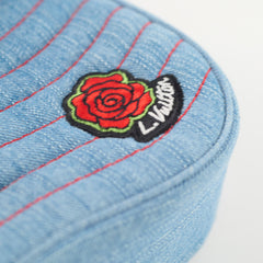 Louis Vuitton Denim New Wave Chain MM Blue Microchip