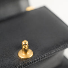 Chanel Mini Boy Bag Black Caviar GHW (Microchip)