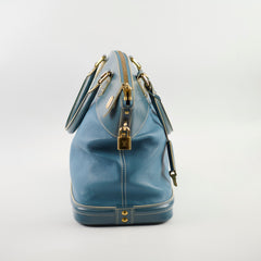 Louis Vuitton Suhali Lockit Bag Blue