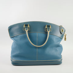 Louis Vuitton Suhali Lockit Bag Blue
