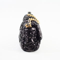 Chanel 19 Small Sequin Black Series 30