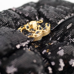 Chanel 19 Small Sequin Black Series 30