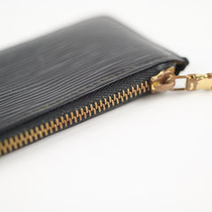 Louis Vuitton Epi Key Cles Black