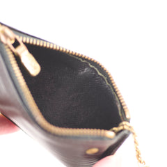 Louis Vuitton Epi Key Cles Black