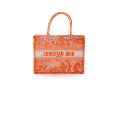 Dior Book Tote Medium Toile de Jouy Orange