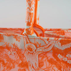 Dior Book Tote Medium Toile de Jouy Orange