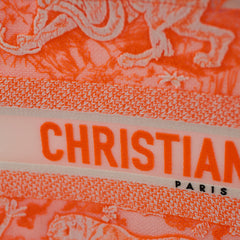 Dior Book Tote Medium Toile de Jouy Orange