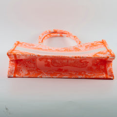 Dior Book Tote Medium Toile de Jouy Orange
