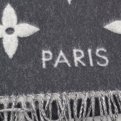 Louis Vuitton Reykjavik Cashmere Scarf Black/Grey