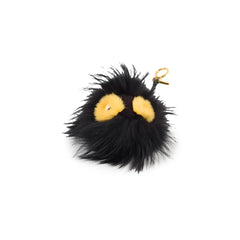 Fendi Bug Charm Black Fur