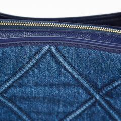 Chanel Denim Gabrielle Hobo Blue Medium