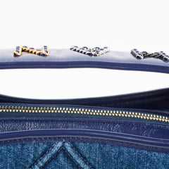 Chanel Gabrielle Denim Small Blue Series 29