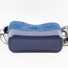 Chanel Denim Gabrielle Hobo Blue Medium