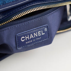Chanel Denim Gabrielle Hobo Blue Medium