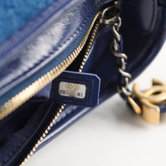 Chanel Gabrielle Denim Small Blue Series 29