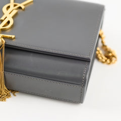 Saint Laurent Kate Tassle Small Dark Grey