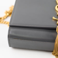 Saint Laurent Kate Tassle Small Dark Grey