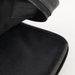 Louis Vuitton Men's Double Phone Pouch NM Monogram Shadow Black Microchip