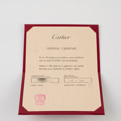 Cartier D'Amour Drop Earrings 18k White Gold