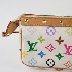Louis Vuitton Pochette Accessories Multicolour White